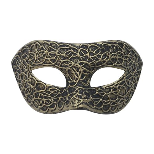 Qsvbeeqj Retro maskiert Mardi Gras Venetians Party halbes Gesicht für Halloween Cosplay Performances Requisiten Mardi Gras Qsvbeeqj Retro maskiert Mardi Gras Venetians Party halbes Gesicht für Halloween Cosplay Performances Requisiten Mardi Gras von Qsvbeeqj