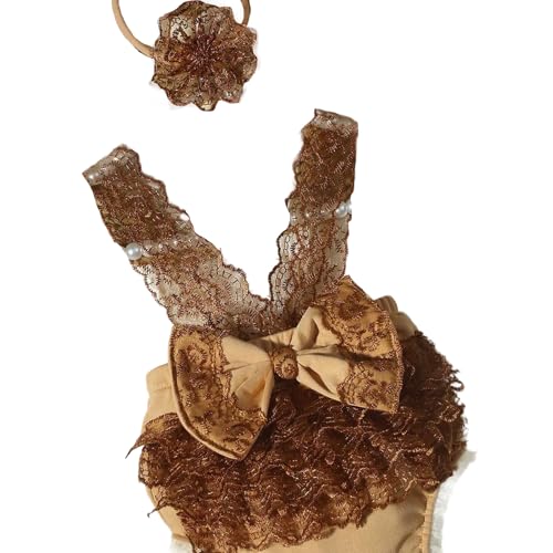 Säuglingsfotografie Kostüm Spitzenkleid Kopfschmuck Passendes Outfit Schnell Ändernde Design Babyfoto Kleidung Neugeborene Fotografie Outfit Säuglingsfotografie Kostüm Spitzenkleid Kopfschmuck Passendes Outfit Schnell Ändernde Design Babyfoto Kleidung Neugeborene Fotografie Outfit von Qsvbeeqj