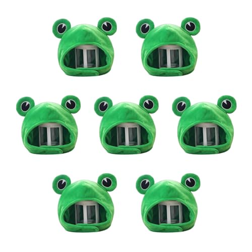 Qsvbeeqj Schal für Erwachsene, Froschmütze, niedlicher Plüsch, Cartoon-Kopfbedeckung, Foto-Requisiten, Kostüm, Cosplay, Tier-Thema, Hutständer Qsvbeeqj Schal für Erwachsene, Froschmütze, niedlicher Plüsch, Cartoon-Kopfbedeckung, Foto-Requisiten, Kostüm, Cosplay, Tier-Thema, Hutständer von Qsvbeeqj