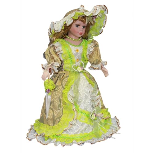 Qsvbeeqj Schöne Triangel-Puppen, Porzellanpuppen, stehendes Modell, zarte 17-Zoll-Porzellan-Figur, Schreibtischdekoration, Heimdekoration Qsvbeeqj Schöne Triangel-Puppen, Porzellanpuppen, stehendes Modell, zarte 17-Zoll-Porzellan-Figur, Schreibtischdekoration, Heimdekoration von Qsvbeeqj