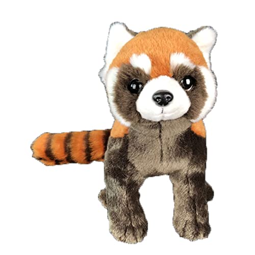 Qsvbeeqj Simulation Roter Panda Ailurus Fulgens Schöne Süße Puppen Weiche Panda Tiere Gefüllte Plüschtiere Kinder Geschenk von Qsvbeeqj