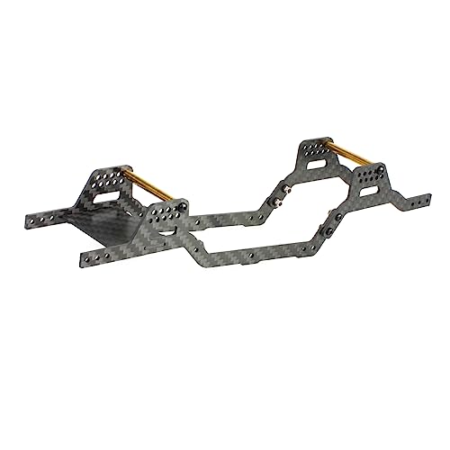 Qsvbeeqj Simulierte Auto Metall Schwerkraft Chassis Für TRX4M 1/18 Fernbedienung Auto Für LKW Modell Auto LCG Carbon Faser Chassis Rahmen Träger von Qsvbeeqj