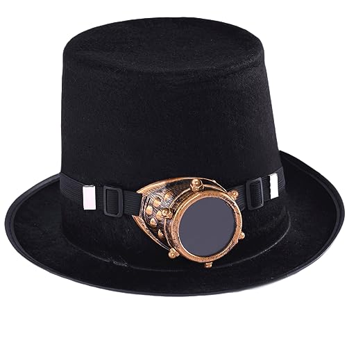 Qsvbeeqj Steampunk Brille für Erwachsene, Cosplay-Brille, Rollenspiel-Brille, Party-Brille, Punk Kostüm-Zubehör, Party Kostüm-Zubehör Qsvbeeqj Steampunk Brille für Erwachsene, Cosplay-Brille, Rollenspiel-Brille, Party-Brille, Punk Kostüm-Zubehör, Party Kostüm-Zubehör von Qsvbeeqj