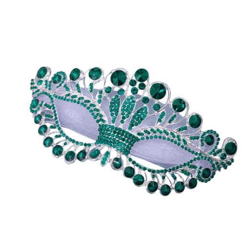 Qsvbeeqj Strass-Maskerade, Halloween-Party, Augenmaske, Augenmaskerade, Augenmaske, für Frauen, Hochzeitsfeier von Qsvbeeqj