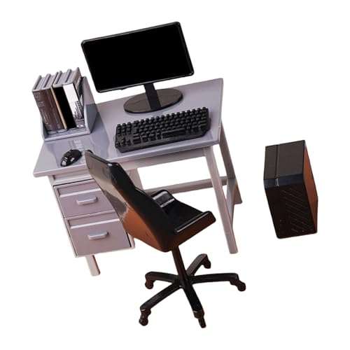 Qsvbeeqj Stylish Miniaturcomputertischmodell Mit Modularem Setup Für Sammlerhäuser Home Decor Scale Desk Modell Für Puppenhäuser Qsvbeeqj Stylish Miniaturcomputertischmodell Mit Modularem Setup Für Sammlerhäuser Home Decor Scale Desk Modell Für Puppenhäuser von Qsvbeeqj