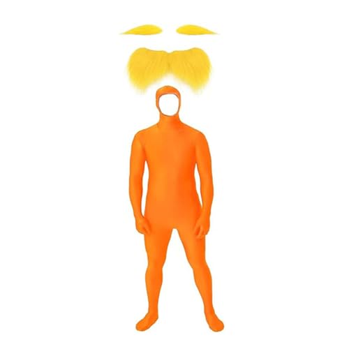 Qsvbeeqj Tangerine Kostüm Zubehör, gelbe Augenbraue, gefälschter Schnurrbart, Gesicht, offener Body, Cosplay, Halloween, Kostüme, Erwachsene, Kinder, offener Body Qsvbeeqj Tangerine Kostüm Zubehör, gelbe Augenbraue, gefälschter Schnurrbart, Gesicht, offener Body, Cosplay, Halloween, Kostüme, Erwachsene, Kinder, offener Body von Qsvbeeqj