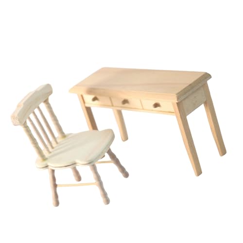 Qsvbeeqj Unvollendete Hölzerne Miniatur Klassenzimmer Möbelschreibtisch Und Stuhl Für Puppenhaus Enthusiasten Spielzeugsammler Puppenhaus Schulschreiber Set Qsvbeeqj Unvollendete Hölzerne Miniatur Klassenzimmer Möbelschreibtisch Und Stuhl Für Puppenhaus Enthusiasten Spielzeugsammler Puppenhaus Schulschreiber Set von Qsvbeeqj