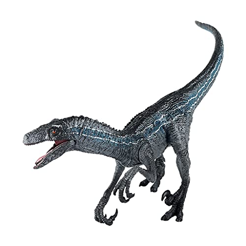 Qsvbeeqj Velociraptor Figur Simulation Interaktive Realistische Kinder Dinosaurier Spielzeug Miniatur Modell Hobby Sammler Geschenk von Qsvbeeqj