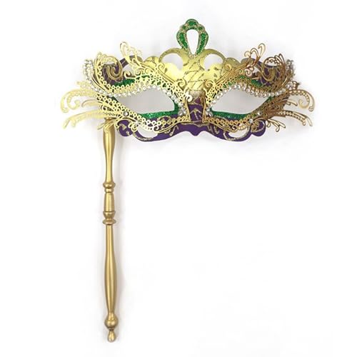 Qsvbeeqj Venezianische Maskerade Halloween Kostüm Mardi Gras Party mit Stock für Frauen Männer Maskierte Geschenke für Paare Frauen Männer inkl Qsvbeeqj Venezianische Maskerade Halloween Kostüm Mardi Gras Party mit Stock für Frauen Männer Maskierte Geschenke für Paare Frauen Männer inkl von Qsvbeeqj