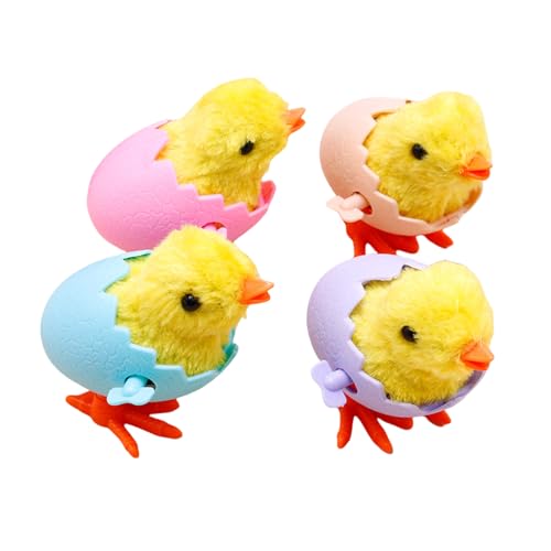 Qsvbeeqj Vintage Cartoon Toy Baby Baby Chick Form Windup Spielzeug Cartoon Kreatives Sammelgeschenkfensterblock Mechanischer Spielzeug von Qsvbeeqj