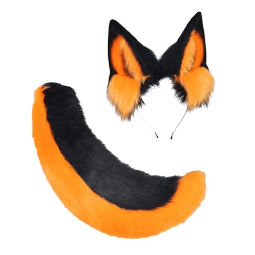 Qsvbeeqj Wolf Katzen Füchse Schwanz mit Ohren Stirnbänder Halloween Weihnachten Cosplay Party Kostüm Spielzeug für Frau Mann Kostüm Halloween Cosplay Kostüme Qsvbeeqj Wolf Katzen Füchse Schwanz mit Ohren Stirnbänder Halloween Weihnachten Cosplay Party Kostüm Spielzeug für Frau Mann Kostüm Halloween Cosplay Kostüme von Qsvbeeqj