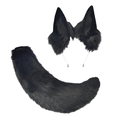Qsvbeeqj Wolf Katzen Füchse Schwanz mit Ohren Stirnbänder Halloween Weihnachten Cosplay Party Kostüm Spielzeug für Frau Mann Kostüm Halloween Cosplay Kostüme Qsvbeeqj Wolf Katzen Füchse Schwanz mit Ohren Stirnbänder Halloween Weihnachten Cosplay Party Kostüm Spielzeug für Frau Mann Kostüm Halloween Cosplay Kostüme von Qsvbeeqj