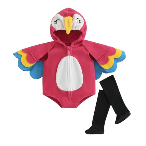 Qtinghua Baby-Halloween-Kostüme für Kleinkinder, Kleinkinder, Jungen, Mädchen, Tier, Obst, Kürbis, Weihnachtsthemen, Outfits, weich, niedlich, mit Kapuze, tägliches Spielen, Overall, Strampler Qtinghua Baby-Halloween-Kostüme für Kleinkinder, Kleinkinder, Jungen, Mädchen, Tier, Obst, Kürbis, Weihnachtsthemen, Outfits, weich, niedlich, mit Kapuze, tägliches Spielen, Overall, Strampler von Qtinghua