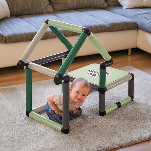 Quadro Beginner Home Baukasten – Modularer Kletterbaukasten für Babys & Kleinkinder, 24 Modelle, Ab 6 Monaten, Indoor & Outdoor, TÜV-Zertifiziert Mint von Quadro