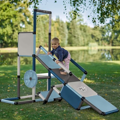 Quadro Evolution Home Baukasten – Modularer Kletterbaukasten für Babys & Kinder, 36 Modelle, Ab 6 Monaten, Indoor & Outdoor, TÜV-Zertifiziert Petrol von Quadro