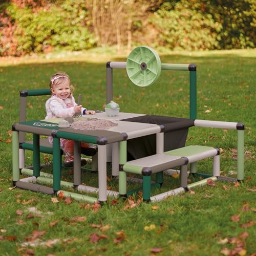 Quadro Möbel Kit L Home – Modularer Baukasten für Kindermöbel & Spielstrukturen, 10 Modelle, Ab 6 Monaten, Indoor & Outdoor, 345 Teile, TÜV-Zertifiziert Mint von Quadro