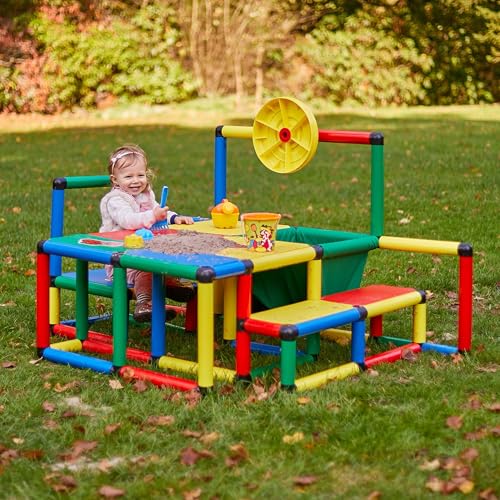 Quadro Möbel Kit L – Modularer Baukasten für Kindermöbel & Spielstrukturen, 10 Modelle, Ab 6 Monaten, Indoor & Outdoor, 345 Teile, TÜV-Zertifiziert von Quadro