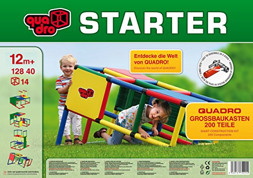 Quadro Starter Baukasten – Modularer Kletterbaukasten für Kinder, 16 Aufbauvarianten, Indoor & Outdoor, TÜV-Zertifiziert, Nachhaltig & Erweiterbar von Quadro