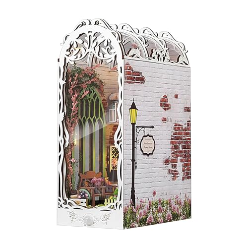 3D Book Nook Kit | Wooden Miniature Book Nook for Beginners | Creative Insert Decor for Living Room, Study Room, and Bedside, Perfect Unique Home Decor for Teens and Adults von Quaeetyu