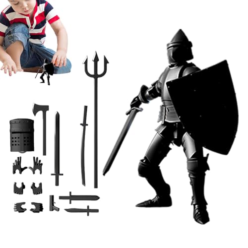 Quaeetyu 3D-gedruckte Actionfigur,3D-gedruckte Figuren, Spielzeug zum Stressabbau, Sammelbare, mehrgelenkige Actionfigur für Sammler, Desktop-Dekorationsfigur, Spielzeug von Quaeetyu