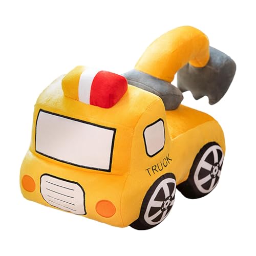 Quaeetyu Construction Plush Toy, Cute Plush Toy, Excavator Soft Toy, Iconic Construction Vehicle, Huggable and Adorable Plush Toys, Perfect and Suitable Present for Kids von Quaeetyu