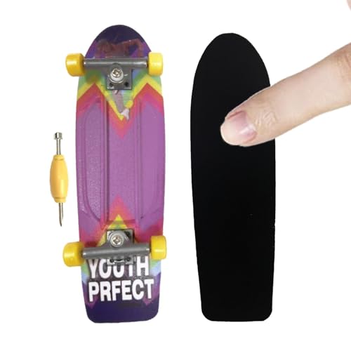 Quaeetyu -Skateboards - Rutschfestes kreatives -Skateboard | Langlebiges -Spielzeug, professionelles Lernspielzeug, Finger-Skateboards für Kinder, Starter, Teenager, Kinder von Quaeetyu