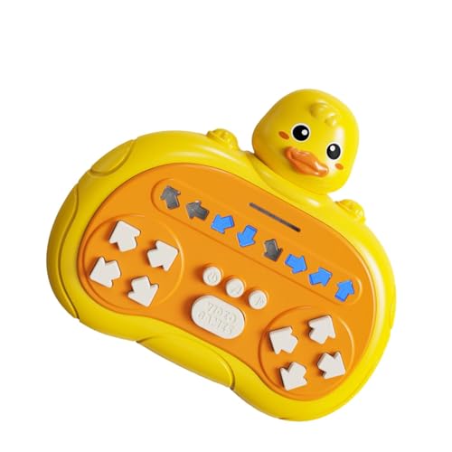 Small Fast Push Game,Sturdy Pop Toys Handheld Games Heavy Duty Cute Shape Push Bubble Game, Portable Light Up Push Bubble Game 11x12.7cm/4.33x5 for Kids Random Colors von Quaeetyu