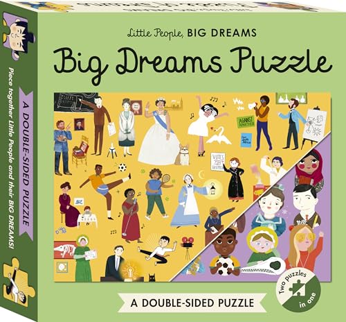 Little People, Big Dreams Puzzle: 100-Piece Double-Sided Puzzle von Quarto