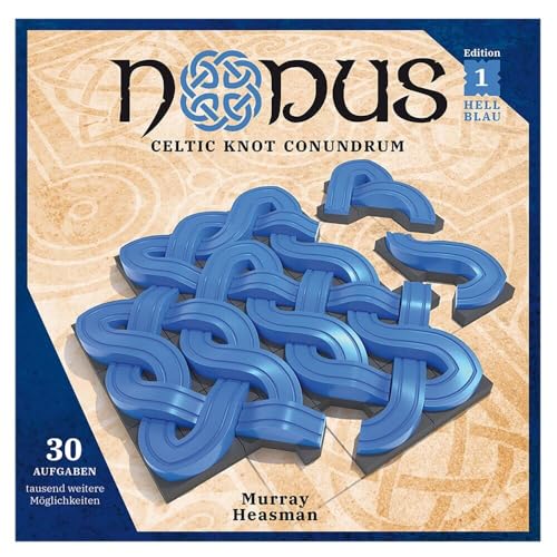 Nodus Edition 1 Hellblau (Spiel),Für 1 Spieler. Spieldauer: ab 10 Min.: Celtic Knot Conundrum von Quecke