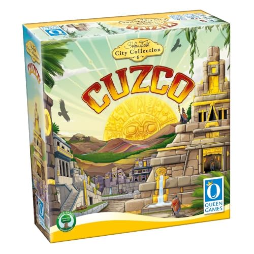 Queen Games 26123: SFCC 6. : Cuzco Classic – Strategic Board Game, Tile Placement & Area Control, 2-4 Players, Ages 12+, Classic Eurogame von Queen Games