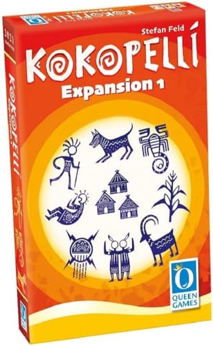 Queen Games Kokopelli Exp. 1 US Familienspiel, für 2 bis 4 Spieler, Kartenspiel von Queen Games