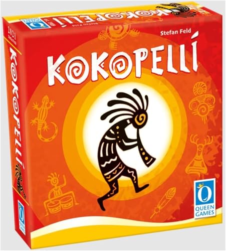 Queen Games Kokopelli US Familienspiel, für 2 bis 4 Spieler, Kartenspiel von Queen Games