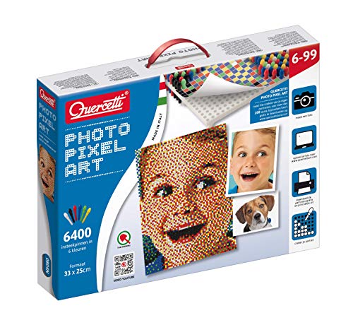 Quercetti 00804 Quercetti-0804N Pixel Photo – 4 Tablets – Kreativkunst, Multi, one Size von Quercetti