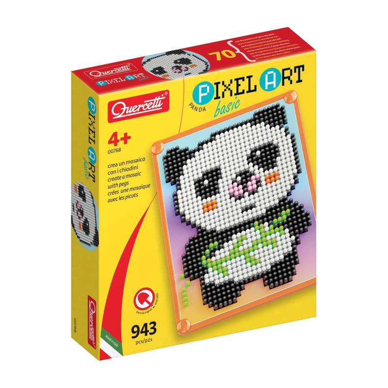 Quercetti Pixel Art Bastelset Basic Panda 943 Teile von Quercetti