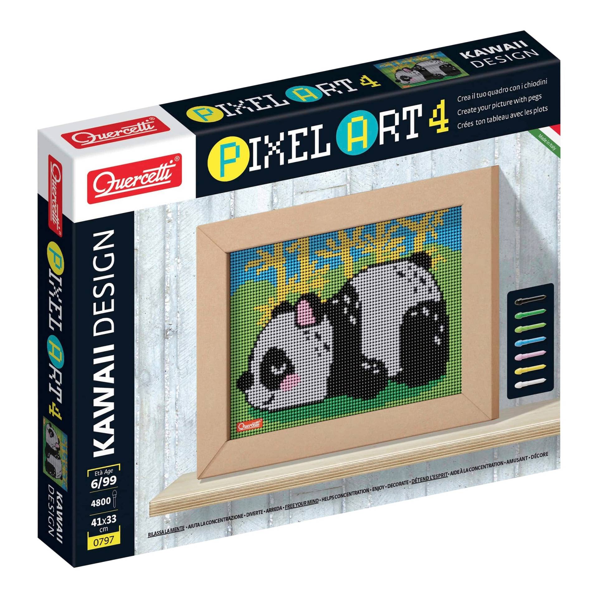 Quercetti PixelArt 4 - Panda von Quercetti