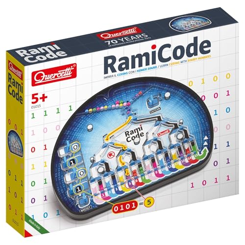 Quercetti 1015 Quercetti-1015 Rami Educational Binary Code Game-STEM Toy, Multi-Colore von Quercetti