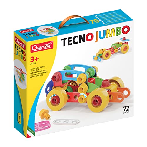 Quercetti - Tecno Jumbo - Konstruktionsspielzeug, Fahrzeugspiel von Quercetti