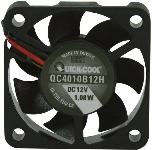 QuickCool QC4010B12H Axiallüfter 12 V/DC 12.23 m³/h (L x B x H) 40 x 40 x 10mm von QuickCool