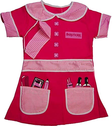 Mädchen Jungen Kosmetikerin, Therapeuten-Outfit, rosa Rollenspiele, Kinderparty, Kostüm, Alter 3–7 Jahre (3–5 Jahre) von Quickdraw