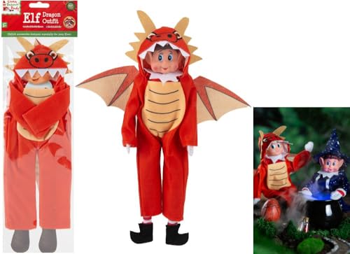 Naughty Christmas Elf Costumes and Clothes for Cheeky Bad Benhaved Elves Festive Figures (Dragon Outfit) von Quickdraw