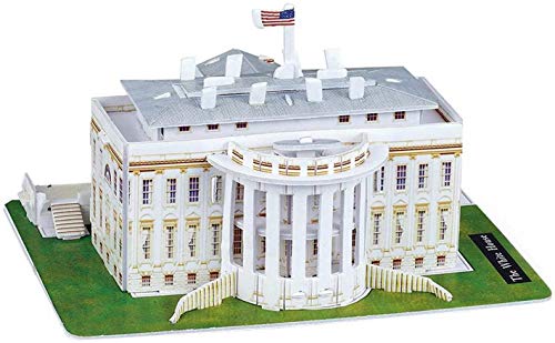 Quickdraw 3D der Weiße Haus Puzzle Famous USA Wahrzeichen Modell 35 Teile von Quickdraw