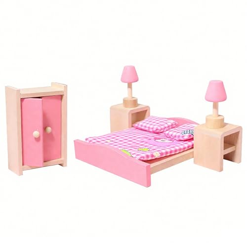 Quintrost Puppenhaus Möbel Set Holz Miniatur Möbel Set Puppenhaus Zubehör Puppenhausmöbel Mini Puppenhaus Möbel für Jungen, Mädchen und Kleinkinder Wooden Dollhouse Furniture Set Quintrost Puppenhaus Möbel Set Holz Miniatur Möbel Set Puppenhaus Zubehör Puppenhausmöbel Mini Puppenhaus Möbel für Jungen, Mädchen und Kleinkinder Wooden Dollhouse Furniture Set von Quintrost