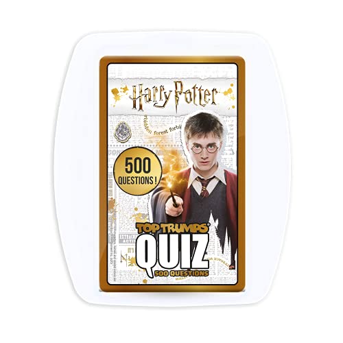 Winning Moves WM00047-FRE-6 Harry Potter 500 Fragen – Reiseformat französische Version, Einzigartig, Quiz von Winning Moves