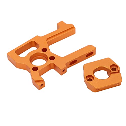 Qukaim 1/7RC Auto Motor Mount Orange RC Trunk CNC Motor Mount Holder RC Car Motor Mount Bracket for ZD Racing MX 07, 1/7 Scale Lightweight Aluminum Compatible with 1/7 RC Models von Qukaim