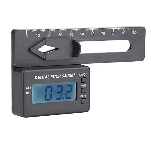 Qukaim Digitales Pitch Gauge LCD Display Elektronische Digitale Pitch Gauge RC Hubschrauber Pitch Gauge Genaues Messwerkzeug für Modellhubschrauber Kompaktes Design von Qukaim