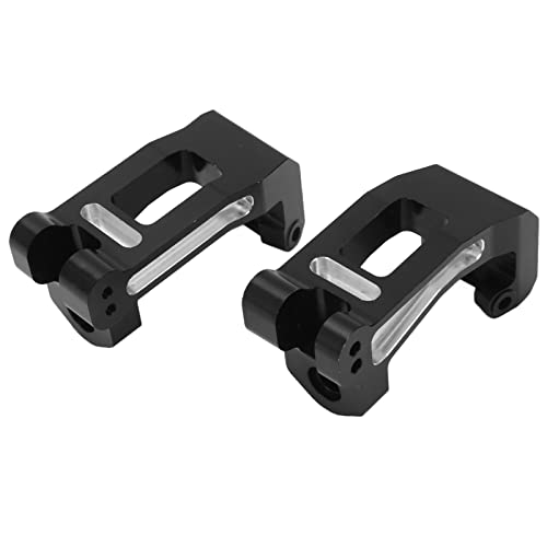 Qukaim FrontC Seat RC Vorderrolle Block C Nabe Aluminiumlegierung 1/8 für Traxxas Schlittenwagen 95076‑4 Schwarz, 2 Stück von Qukaim