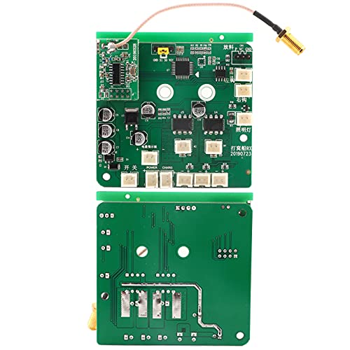 Qukaim PC Bfor Flytec2011-5 RC Boat Circuit Board PCB for Flytec 2011-5, Replacement Component for Outdoor Fishing Bait Boat, Precision Engineered, Design von Qukaim