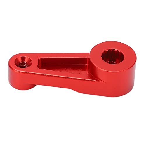 Qukaim RC Accessories Aluminium-Servohupen für 1/6 RC Auto, CNC-gefräst, eloxiert, 7 mm, einfacher Ersatz, AXIAL SCX6 Rot von Qukaim