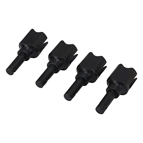 Qukaim RC Car Differential Cup RC Differential Cup, 4 Pcs High Strength Steel Connector Cup for ARRMA 1/7 1/8 RC Car, Metal Differential Joint Cup, Black von Qukaim