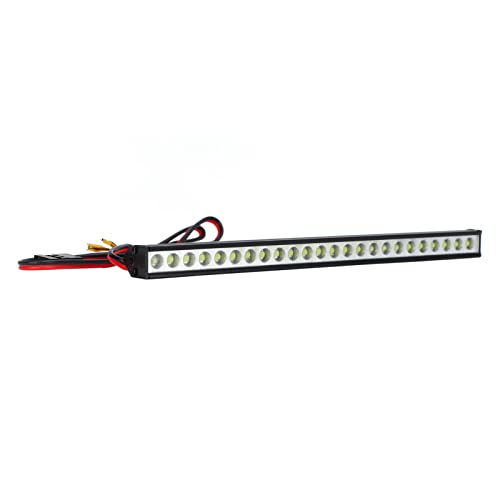 Qukaim RC CarLED Lichtleiste RC Dachlichtleiste, Universal 24 LED Perlen, RC Auto LED Lichtleiste für 1/8, 1/10, 1/12, 1/14 RC Autos, Crawler Light Bar, RC Zubehör von Qukaim